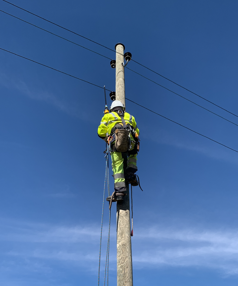 Maintenance de réseaux électriques en Suisse